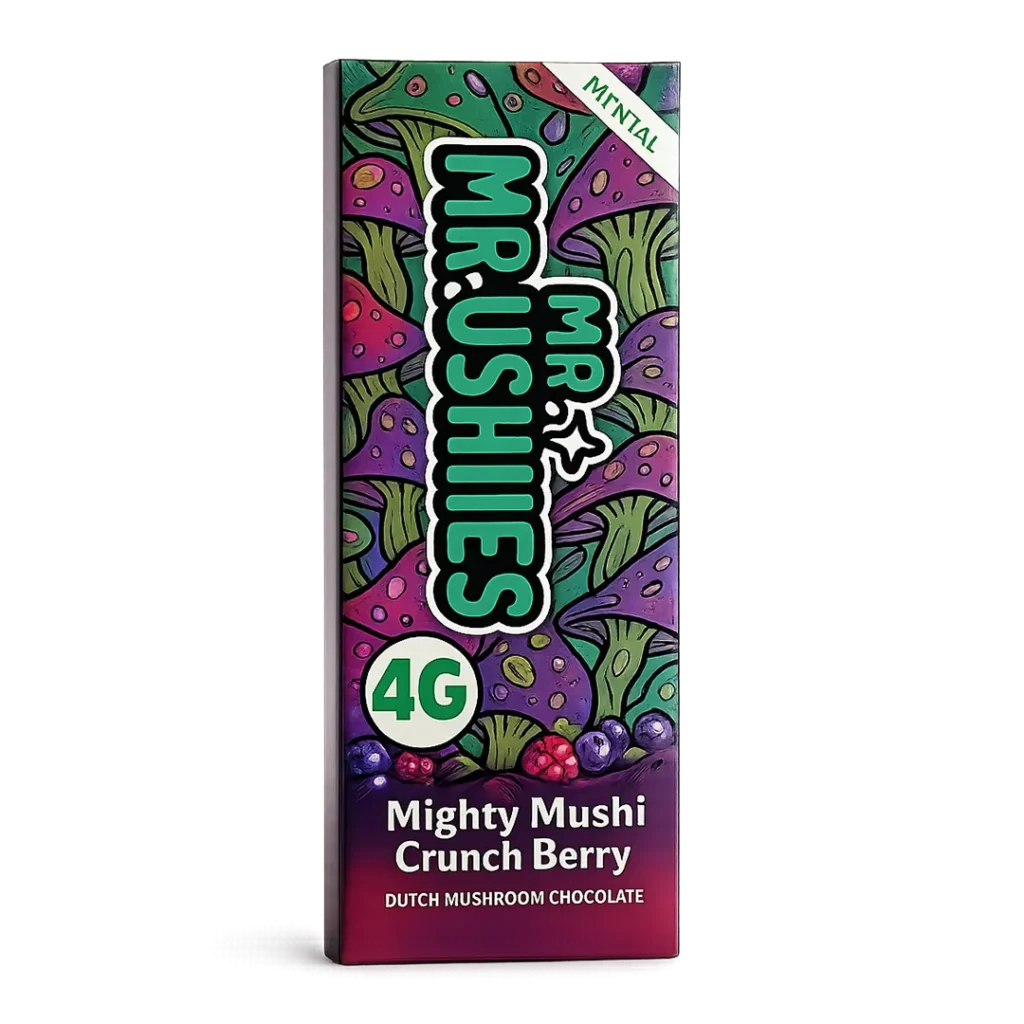 4G Mighty Mushi Crunch Berry Dutch Mushroom Chocolate