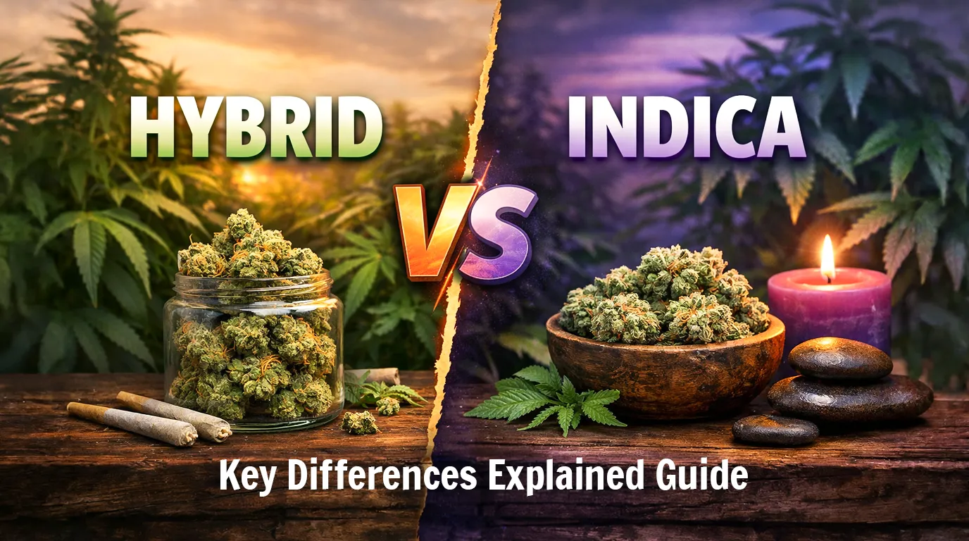 Hybrid vs Indica Weed Strain
