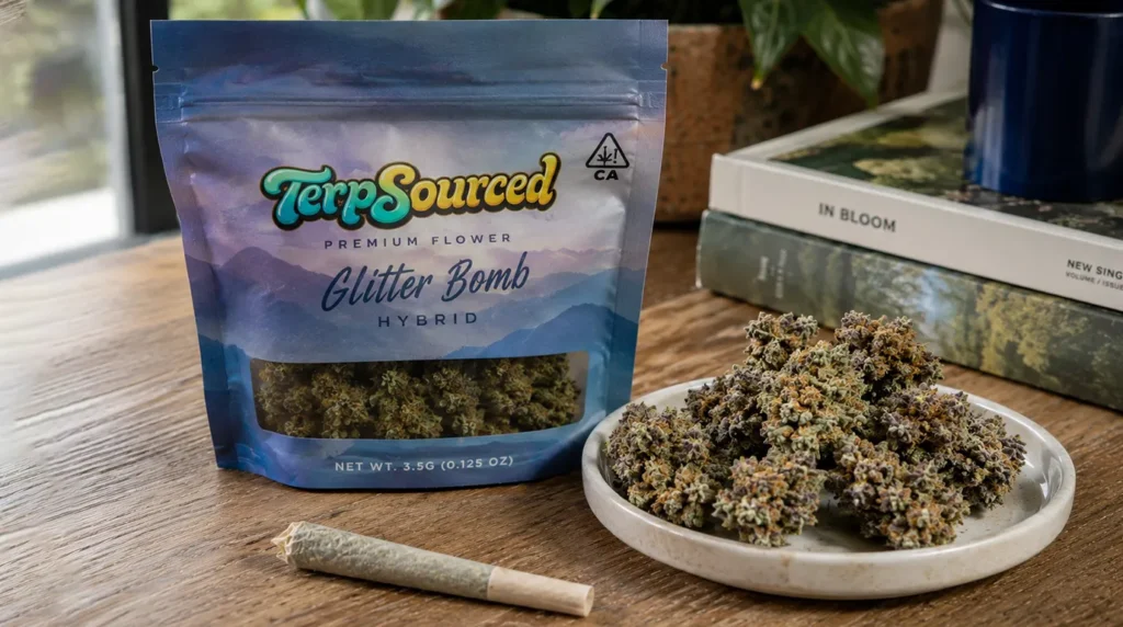 Glitter Bomb Weed Strain: THC, Effects & Terpenes