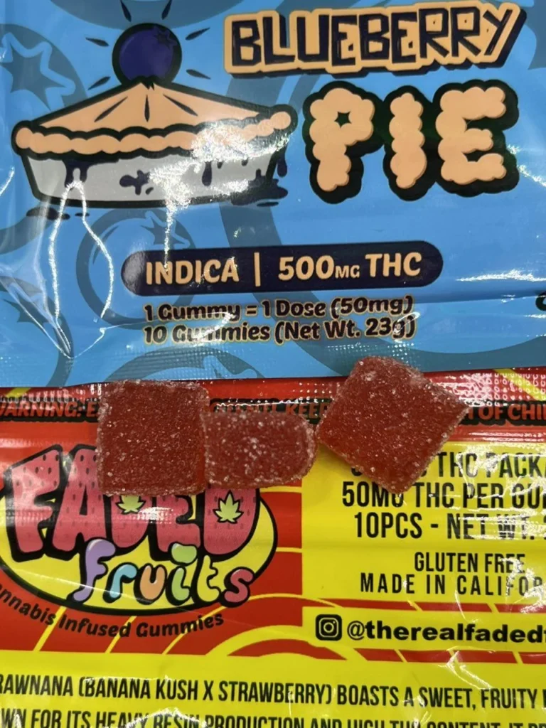 500MG Faded Fruits Rosin-Infused Gummies