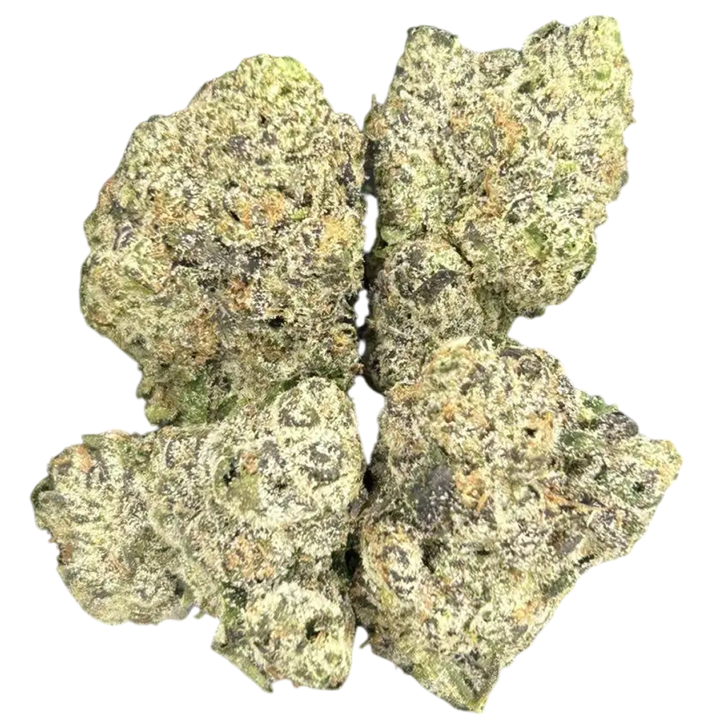 Super Exotic Runtz THCa flower buds with natural texture and visible trichome coverage.